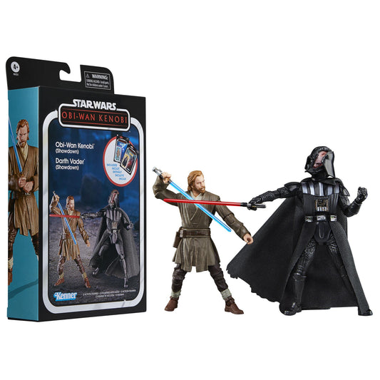 Star Wars The Vintage Collection Exclusive Action Figure 2 Pack Showdown - Obi-Wan Kenobi & Darth Vader