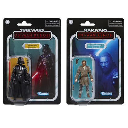 Star Wars The Vintage Collection Exclusive Action Figure 2 Pack Showdown - Obi-Wan Kenobi & Darth Vader