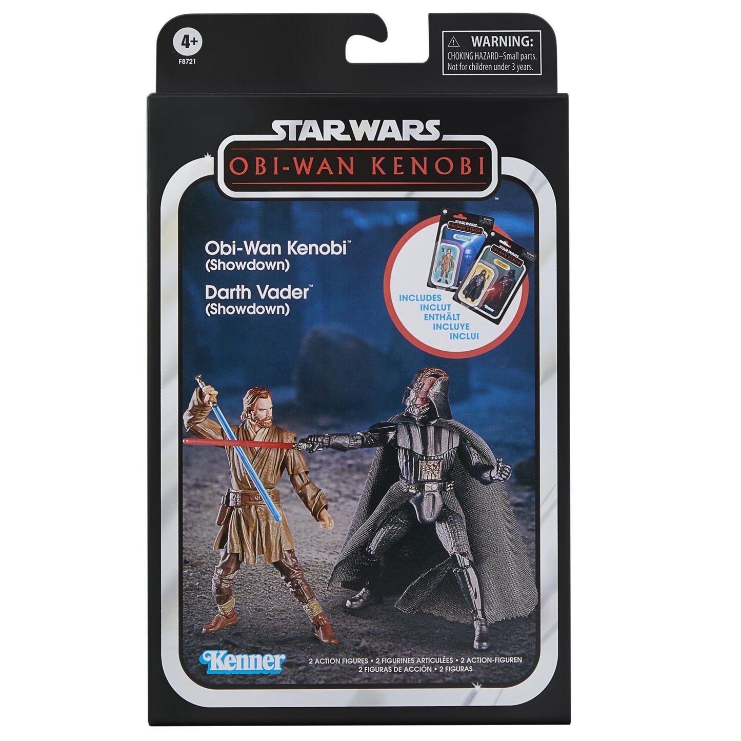 Star Wars The Vintage Collection Exclusive Action Figure 2 Pack Showdown - Obi-Wan Kenobi & Darth Vader
