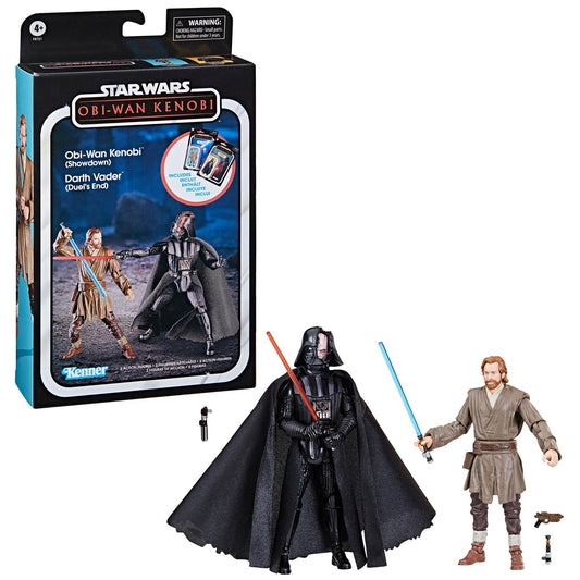 Star Wars The Vintage Collection Exclusive Action Figure 2 Pack Showdown - Obi-Wan Kenobi & Darth Vader