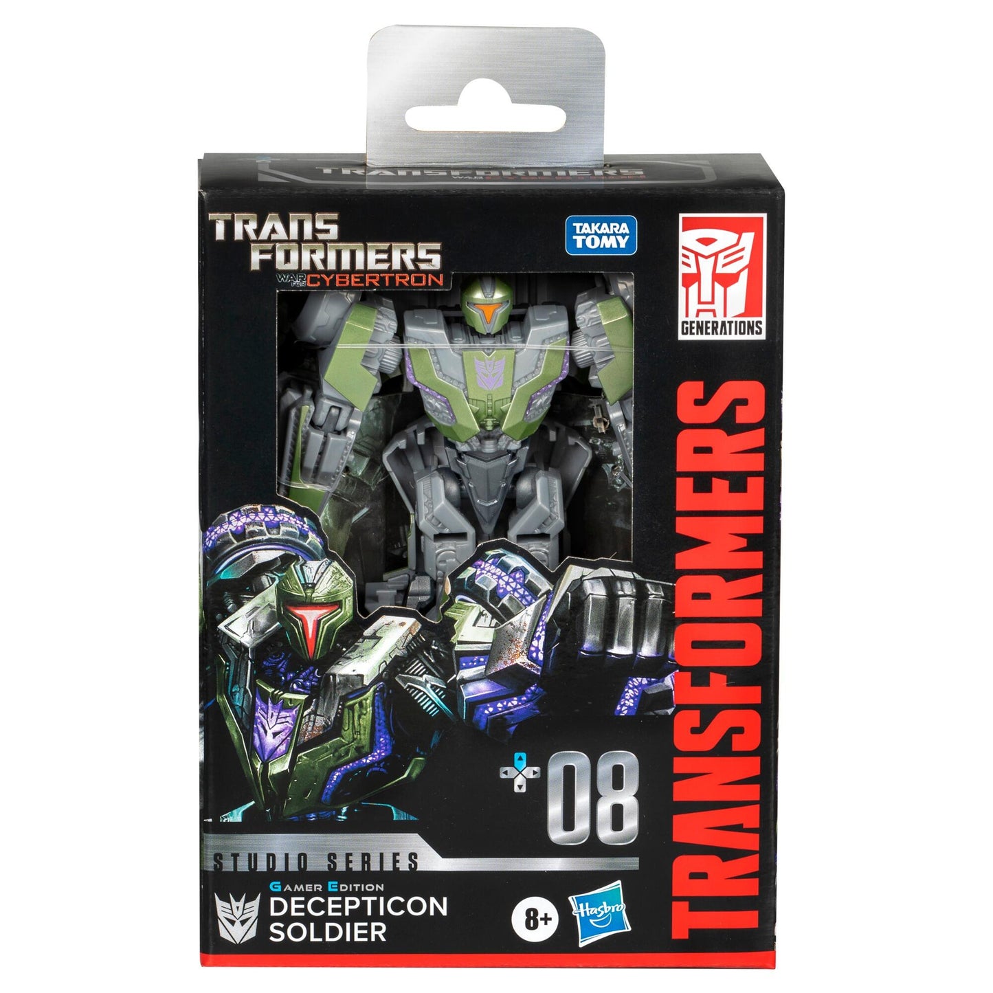 Transformers WFC Studio Series Gamer Edition Deluxe Class Action Figure - Decepticon Soldier