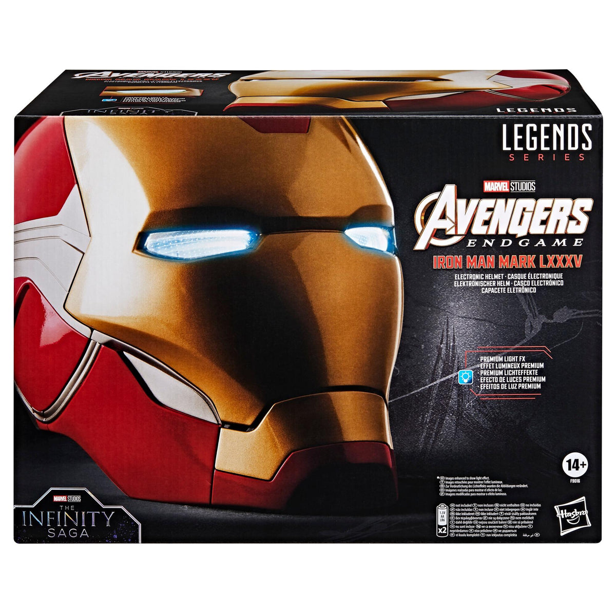 Marvel Legends Avengers Endgame Premium Electronic Helmet - Iron Man Mark LXXXV