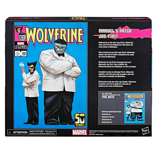 Marvel Legends Wolverine 50th Anniversary Action Figure Twin Pack - Marvel's Patch & Joe Fixit
