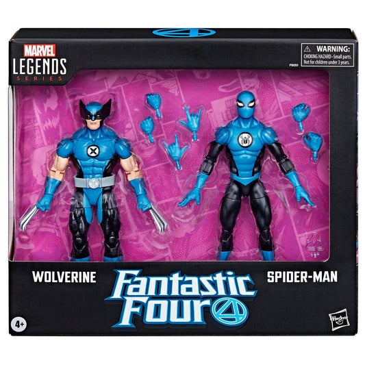Marvel Legends Fantastic 4 Action Figure Twin Pack - Wolverine & Spider-Man