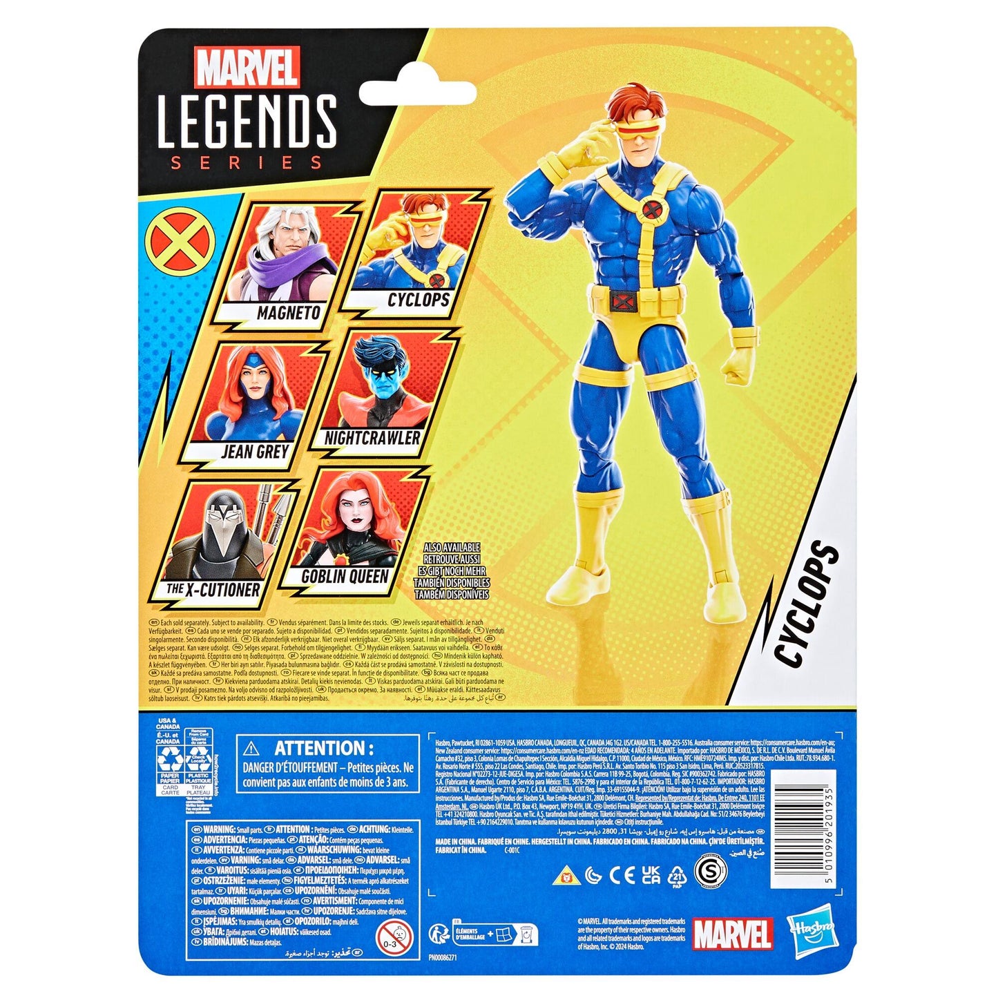Marvel Legends 6 Inch X-Men '97 Retro Action Figure Wave 2 - Cyclops