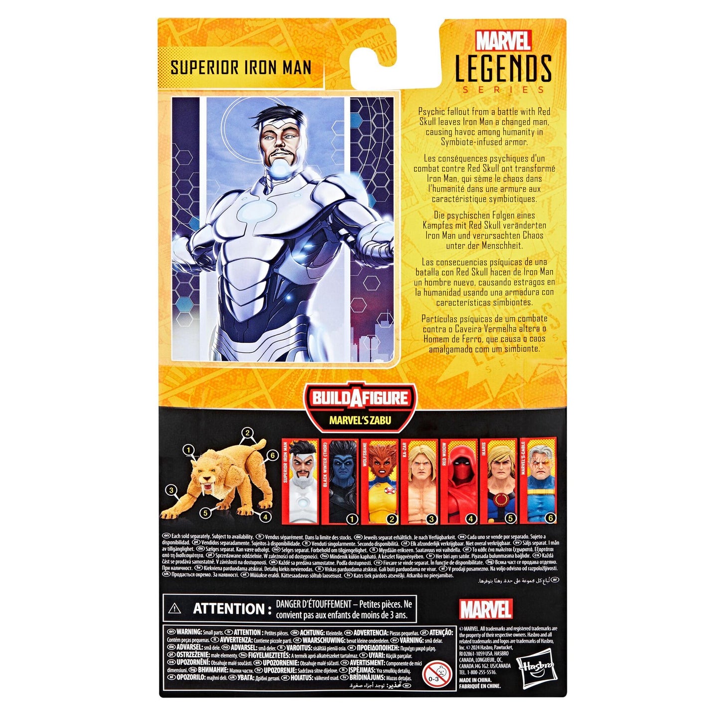 Marvel Legends 6 Inch Classic Action Figure Wave 3 - Superior Iron Man