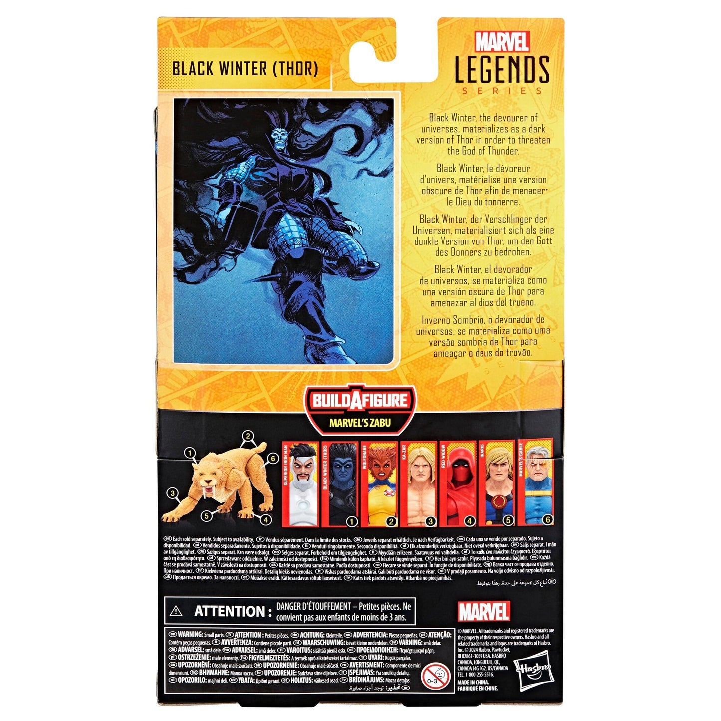 Marvel Legends 6 Inch Classic Action Figure Wave 3 - Black Winter (Thor)