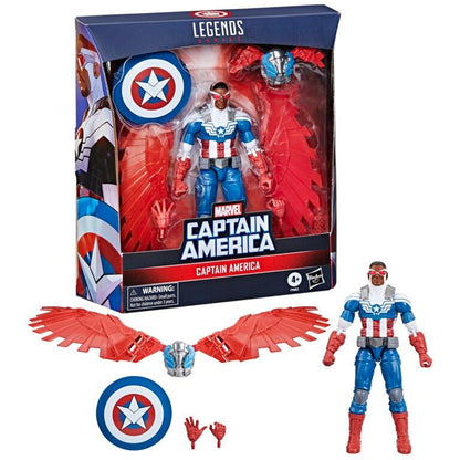 Marvel Legends Captain America Deluxe Action Figure - Captain America