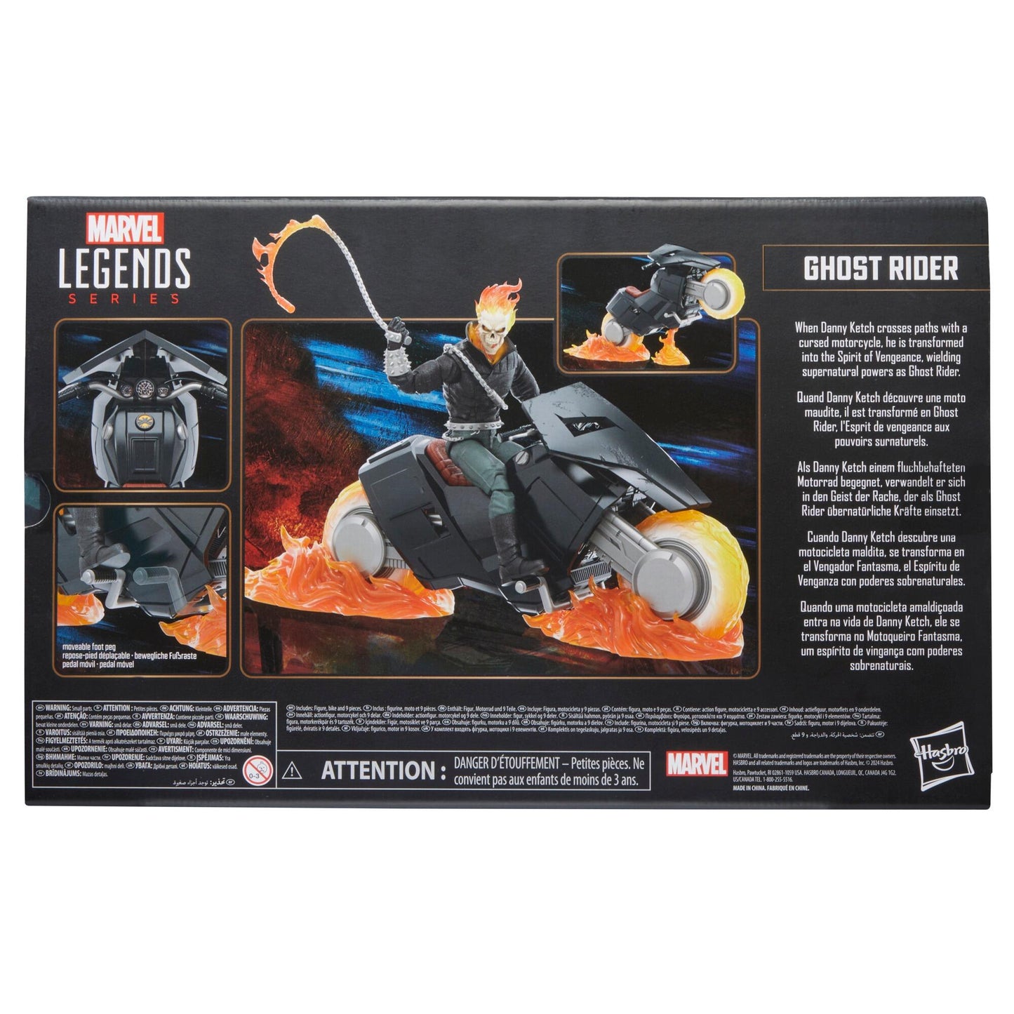 Marvel Legends 85th Anniversary 6 Inch Exclusive Action Figure With Bike - Ghost Rider
