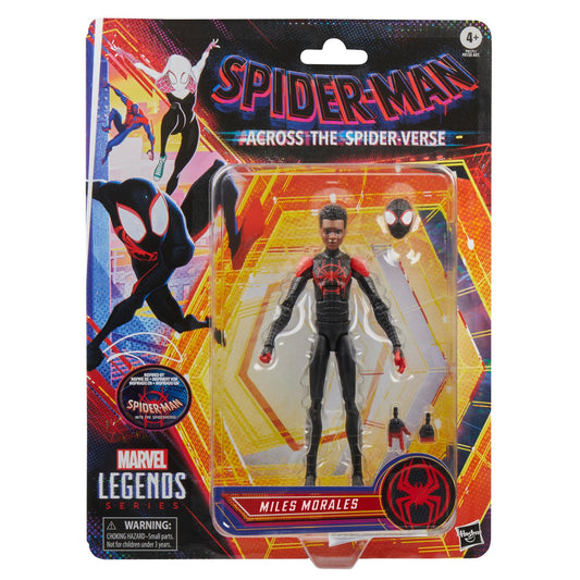 Marvel Legends Spider-Man Across The Spider-Verse Retro 6 Inch Action Figure Wave 2 - Miles Morales