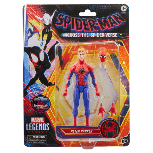Marvel Legends Spider-Man Across The Spider-Verse Retro 6 Inch Action Figure Wave 2 - Peter Parker