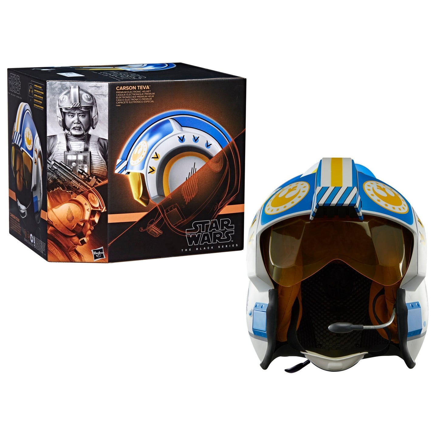 Star Wars Black Series Premium Electronic Helmet - Carson Teva (X-Wing)