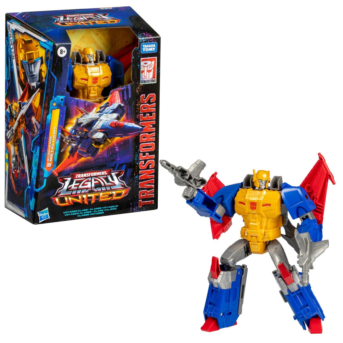 Transformers Legacy United Voyager Class Action Figure - G1 Metalhawk