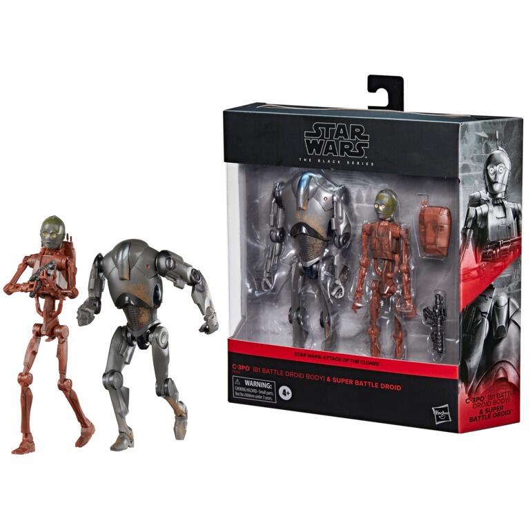 Star Wars Black Series 6 Inch Exclusive Action Figure 2-Pack - Super Battle Droid & C-3PO