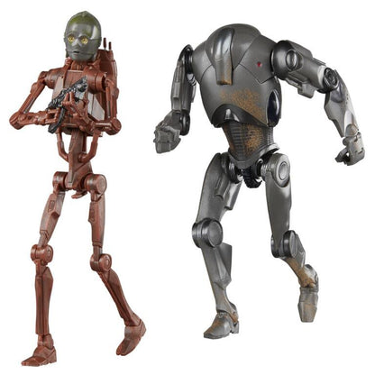 Star Wars Black Series 6 Inch Exclusive Action Figure 2-Pack - Super Battle Droid & C-3PO
