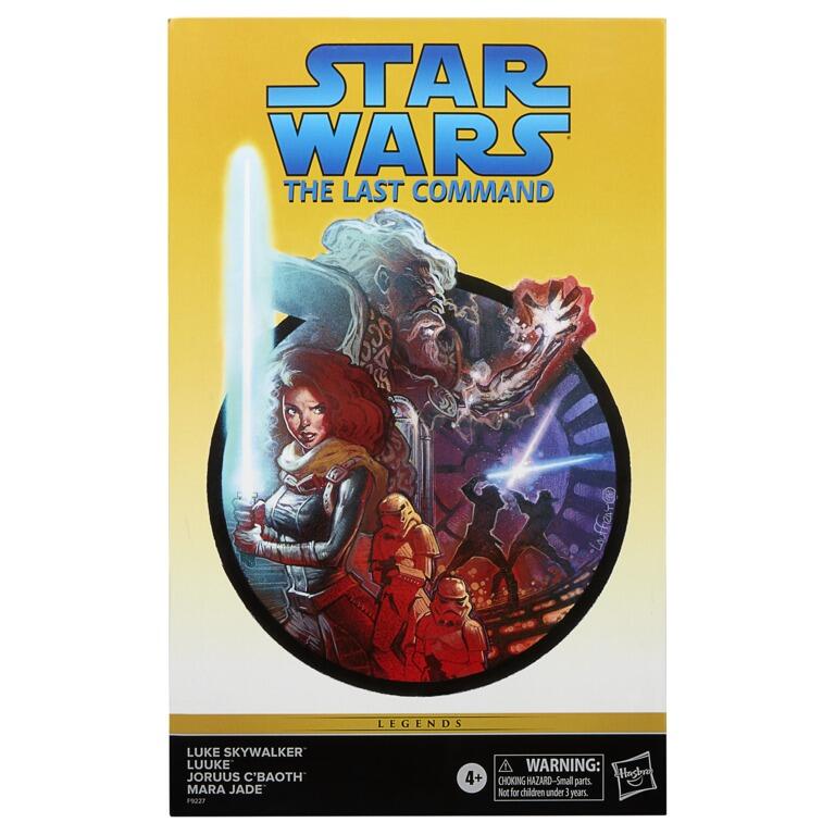 Star Wars Black Series 6 Inch Exclusive Action Figure Last Command 4-Pack - Luke Skywalker, Luuke, Mara Jade & Joruus C'Baoth