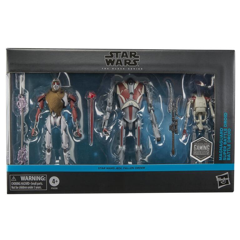 Star Wars Black Series 6 Inch Exclusive Action Figure Multipack - Magnaguard, Super Battle Droid & Battle Droid