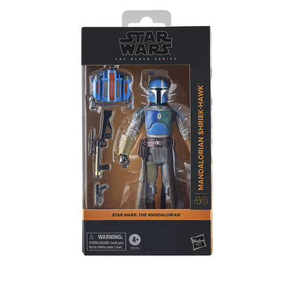 Star Wars Black Series 6 Inch Exclusive Action Figure - Shriek-Hawk Mandalorian