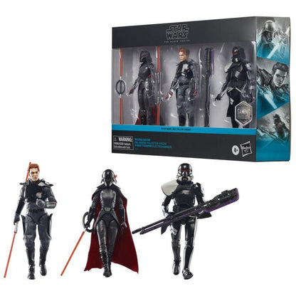 Star Wars Black Series 6 Inch Exclusive Action Figure Multipack - Second Sister, Cal Kestis (Inquisitor Vision) & Purge Trooper (Electrohammer)