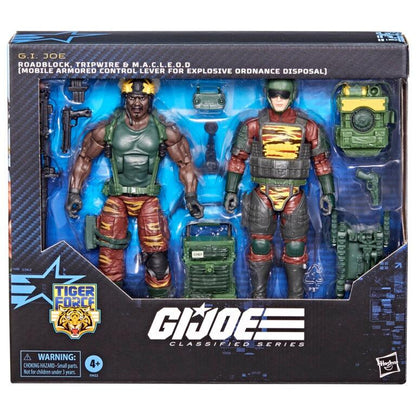 GI Joe Classified Series Action Figure 2-Pack - Roadblock, Tripwire & M.A.C.L.E.O.D.
