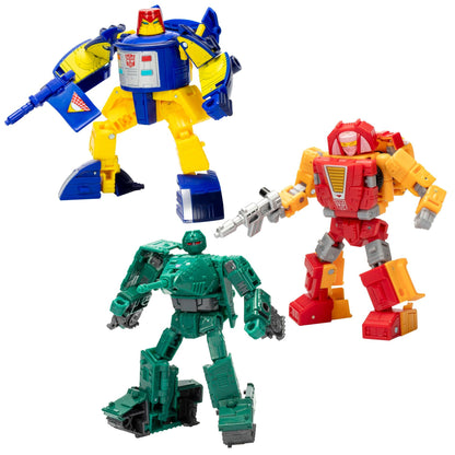 Transformers Legacy United Deluxe Class Action Figure 3-Pack - Go-Bot Guardians