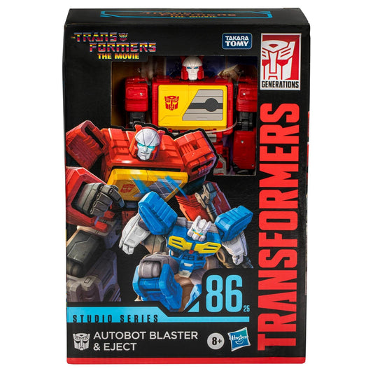 Transformers Studio Series 86 Voyager Class Action Figure - Autobot Blaster & Eject (Re-Run)