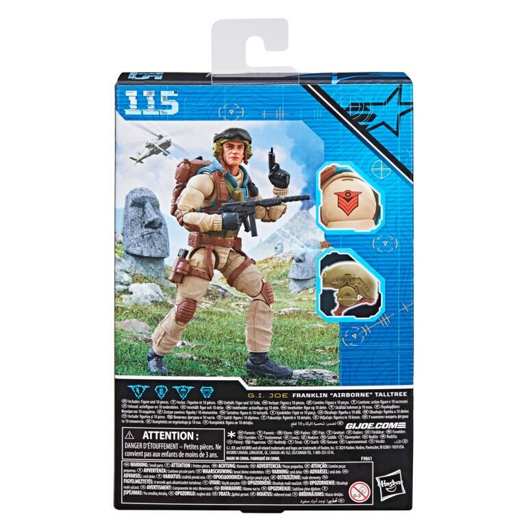 GI Joe Classified Series Action Figure - Franklin 'Airborne' Talltree
