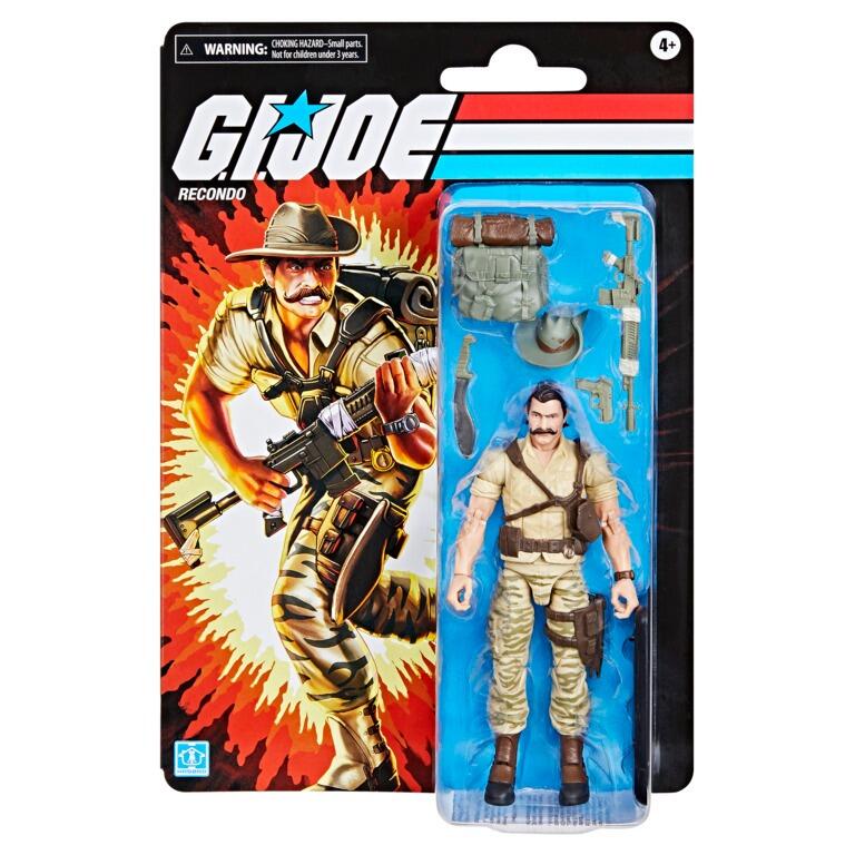 GI Joe Classified Series 6 Inch Scale Retro Cardback Series Action Figure - Recondo
