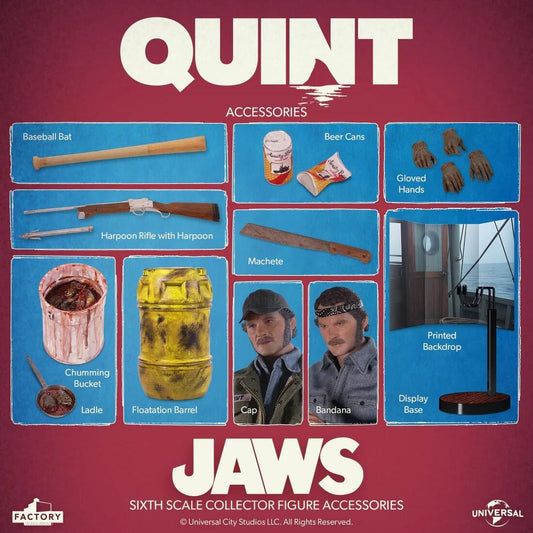 *PRE-ORDER Sam Quint - Jaws Factory Entertainment 1/6 Scale Collectible Action Figure