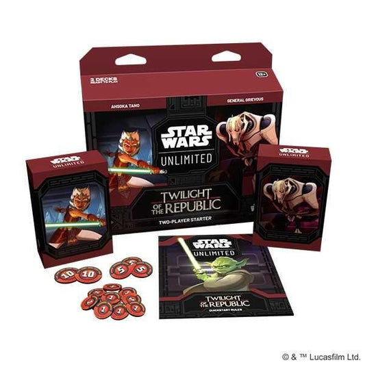 Star Wars: Unlimited Trading Card Game - Twilight of the Republic 2 Player Starter Set