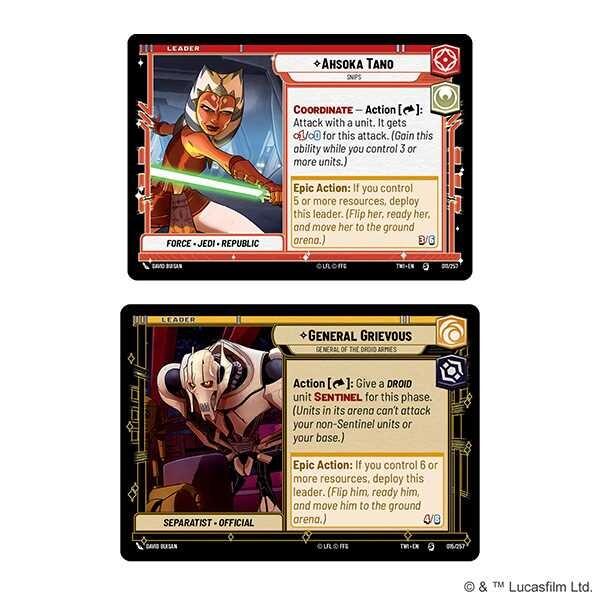 Star Wars: Unlimited Trading Card Game - Twilight of the Republic 2 Player Starter Set