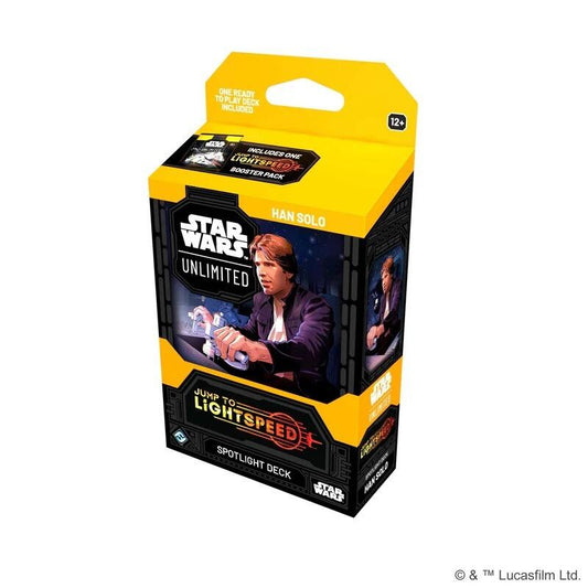 Star Wars: Unlimited Jump To Lightspeed Trading Card Game - Spotlight Deck (Han Solo)