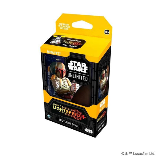 Star Wars: Unlimited Jump To Lightspeed Trading Card Game - Spotlight Deck (Boba Fett)