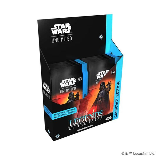 Star Wars: Unlimited Trading Card Game Legends of the Force Spotlight Deck - Carbonite Booster Pack