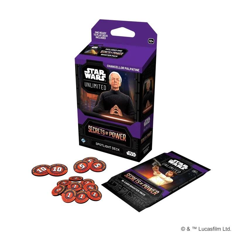 Star Wars: Unlimited Trading Card Game Secrets Of Power Spotlight Deck - Chancellor Palpatine