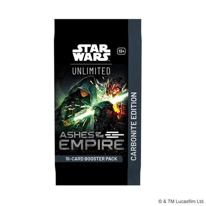 Star Wars: Unlimited Ashes of the Empire Trading Card Game - Carbonite Booster Pack