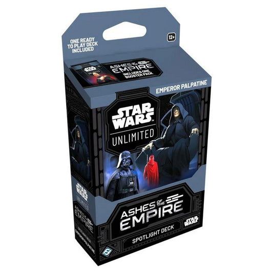 Star Wars: Unlimited Ashes of the Empire Trading Card Game - Spotlight Deck (Emperor Palpatine)