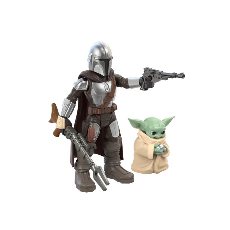 Star Wars Mission Fleet Deluxe Action Figure - Razor Crest with The Mandalorian & The Child