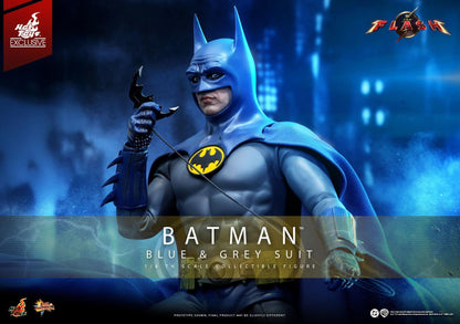 Batman (Blue/Grey Suit)- The Flash Hot Toys Exclusive Collectibles 1/6 Scale Action Figure