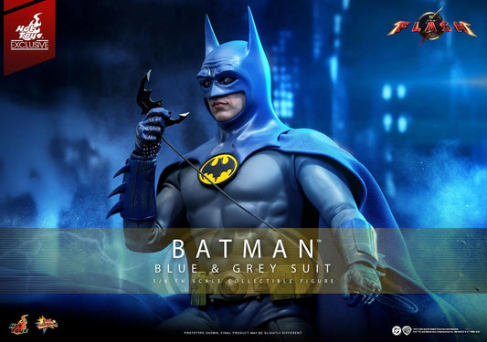 Batman (Blue/Grey Suit)- The Flash Hot Toys Exclusive Collectibles 1/6 Scale Action Figure