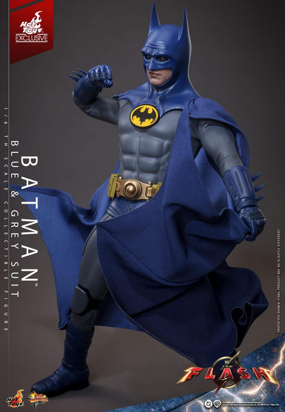 Batman (Blue/Grey Suit)- The Flash Hot Toys Exclusive Collectibles 1/6 Scale Action Figure