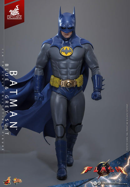 Batman (Blue/Grey Suit)- The Flash Hot Toys Exclusive Collectibles 1/6 Scale Action Figure