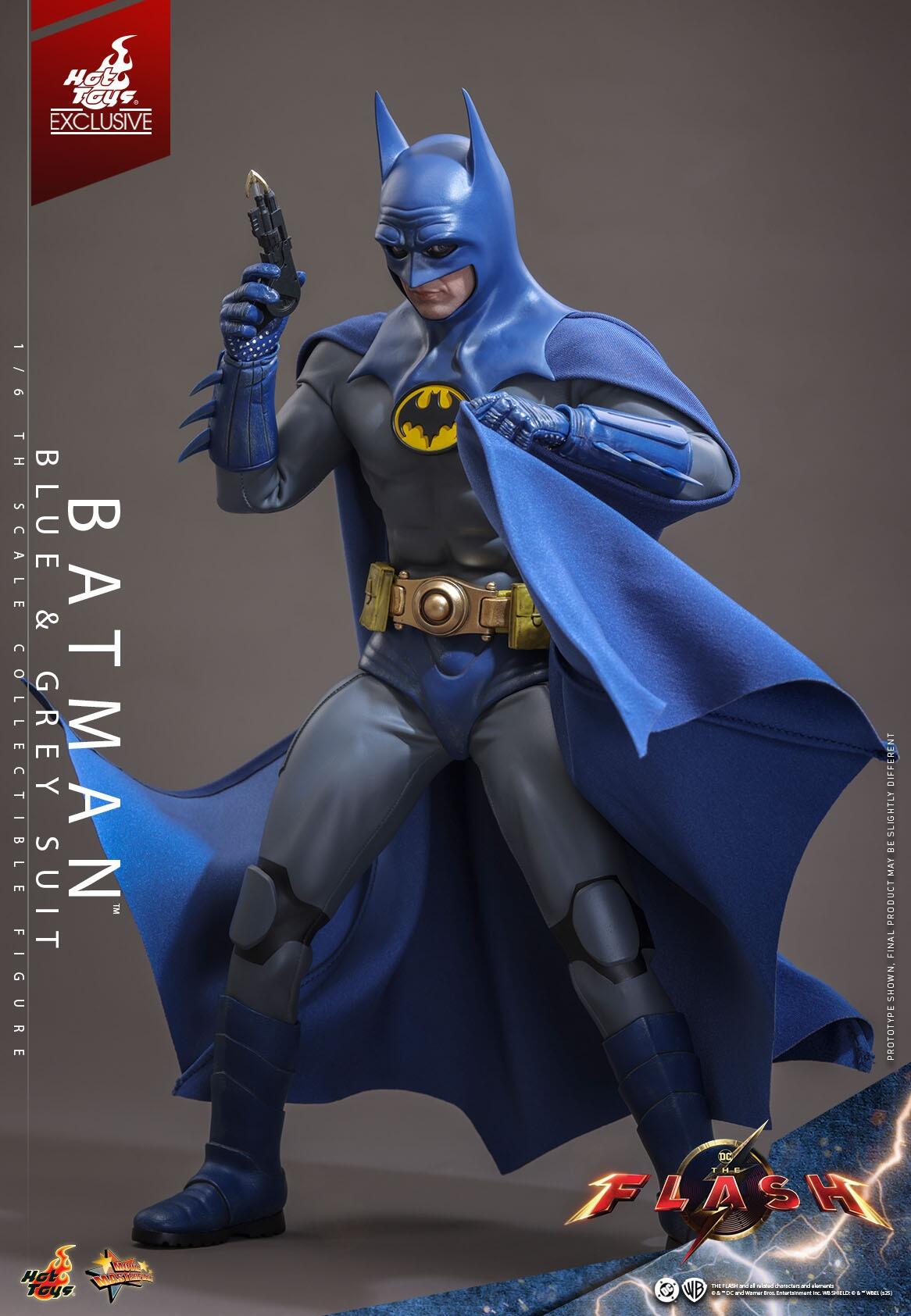 Batman (Blue/Grey Suit)- The Flash Hot Toys Exclusive Collectibles 1/6 Scale Action Figure