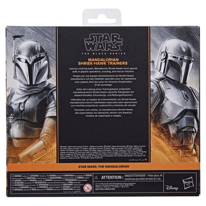 Star Wars Black Series 6 Inch Exclusive Action Figure 2-Pack - Shriek-Hawk Mandalorian Trainers