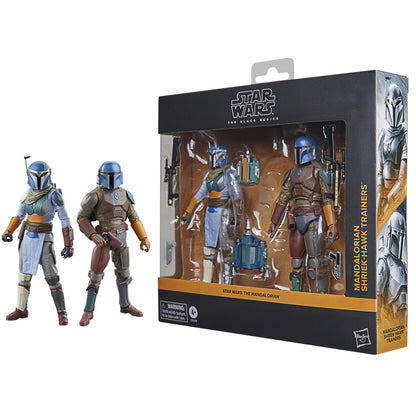 Star Wars Black Series 6 Inch Exclusive Action Figure 2-Pack - Shriek-Hawk Mandalorian Trainers