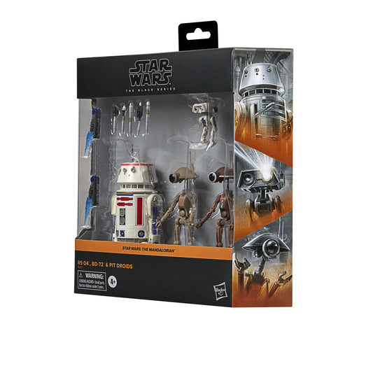 Star Wars Black Series 6 Inch Action Figure Multipack - R5-D4, BD-72 & Pit Droids