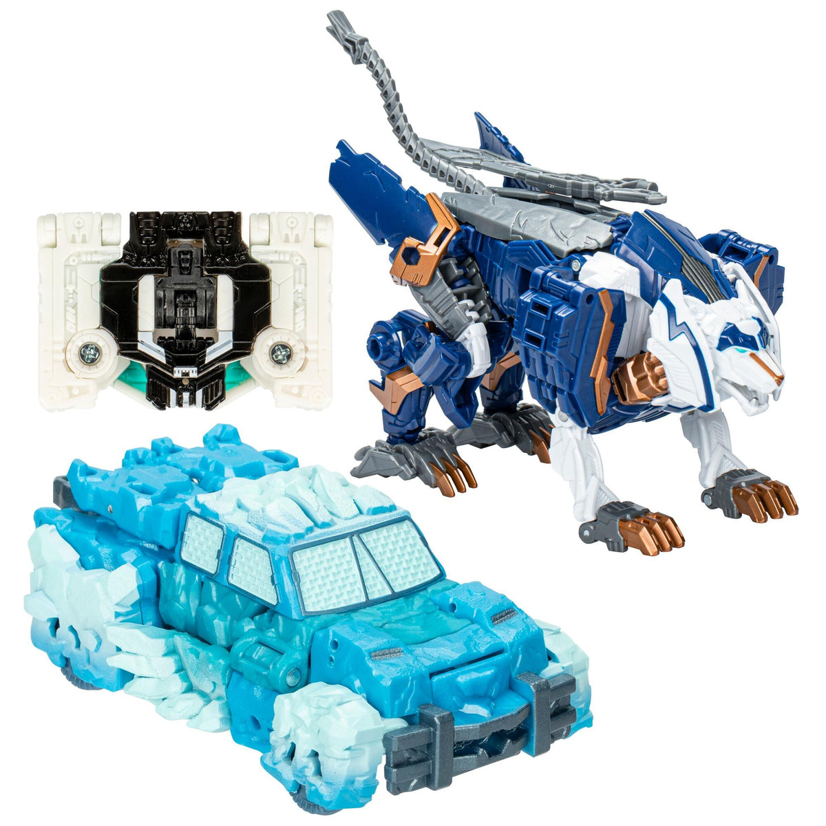 Transformers Legacy United Leader Class Action Figure - Star Raider Thundertron Nightstrike & Calcitron