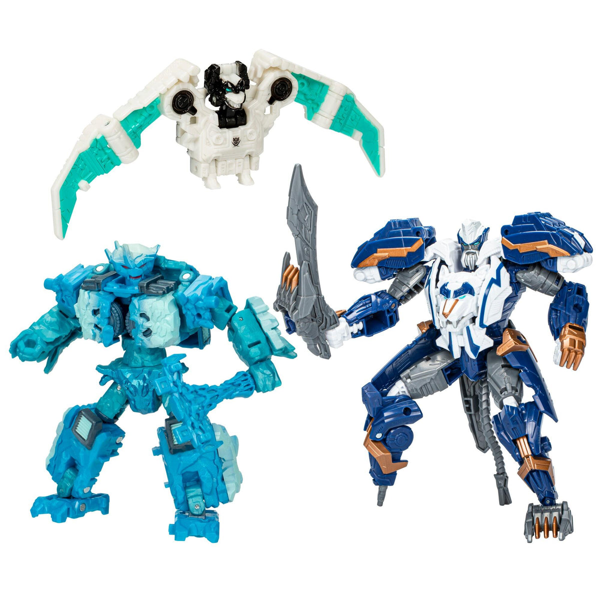 Transformers Legacy United Leader Class Action Figure - Star Raider Thundertron Nightstrike & Calcitron