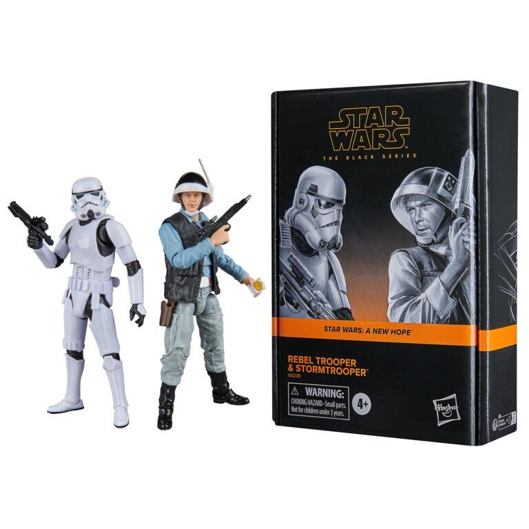 Star Wars Black Series 6 Inch Exclusive Action Figure 2-Pack - Rebel Fleet Trooper & Stormtroooper