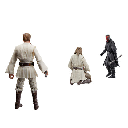 Star Wars Black Series 6 Inch Exclusive Phantom Menace Action Figure Multipack - Qui-Gon Jinn, Darth Maul & Obi-Wan Kenobi